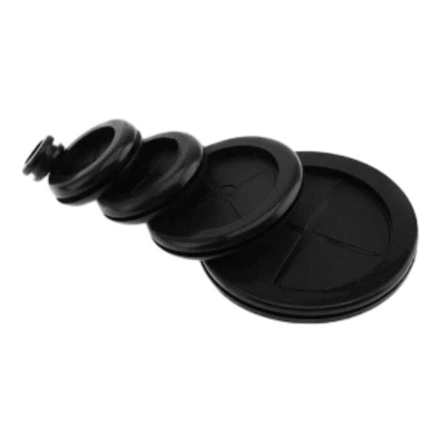 EPDM Rubber Seal Ring Custom Closed Grommet Blind Plug For Cable Hole