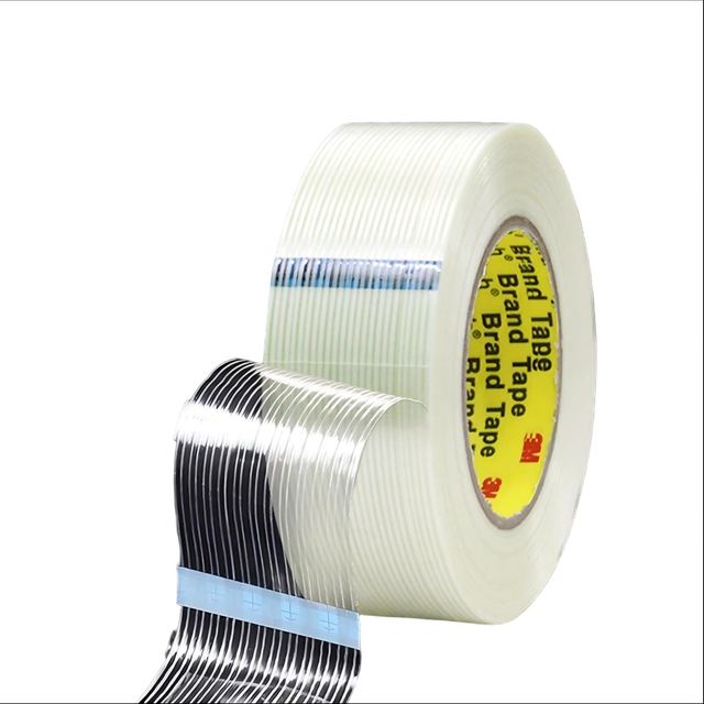 3M™ Scotch&reg; 8915 Glass Filament Tape | Clear BOPP Reinforced Packaging Tape